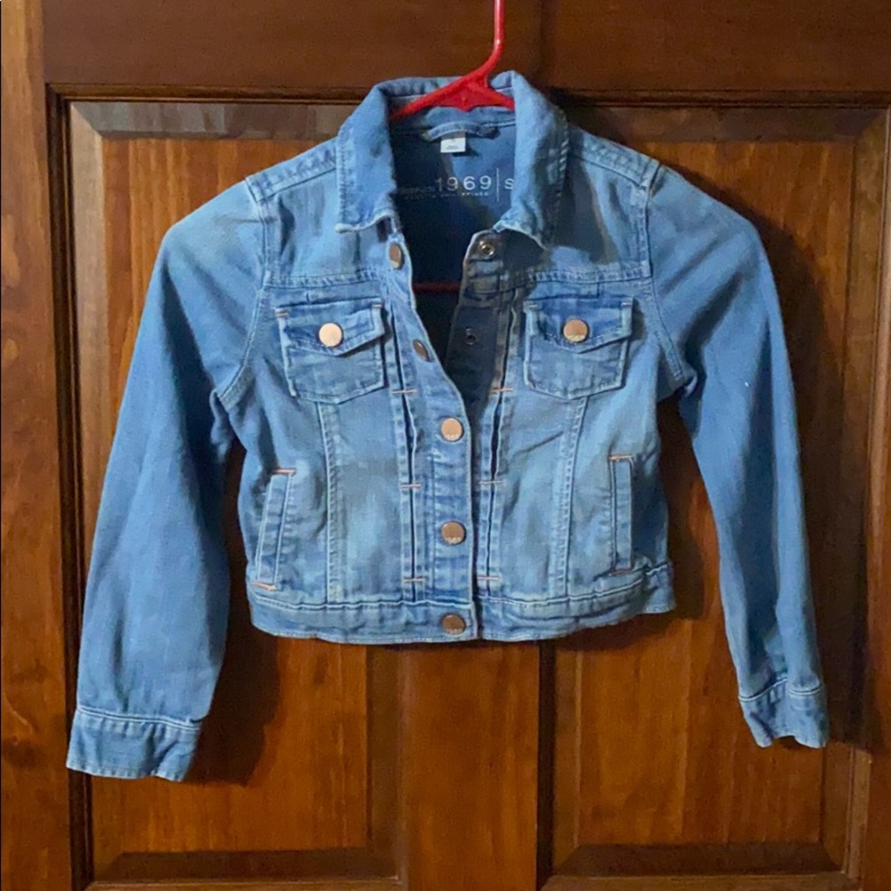 Gap kids girls Jean jacket size S